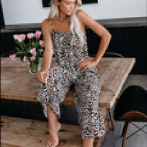 Vici Leopard Jumpsuit